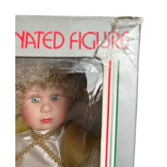 Vintage Rare Woolworth Animated Illuminated 24" Angel Motionette in Original Box - Picture 10 of 12